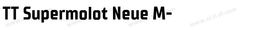 TT Supermolot Neue M字体转换